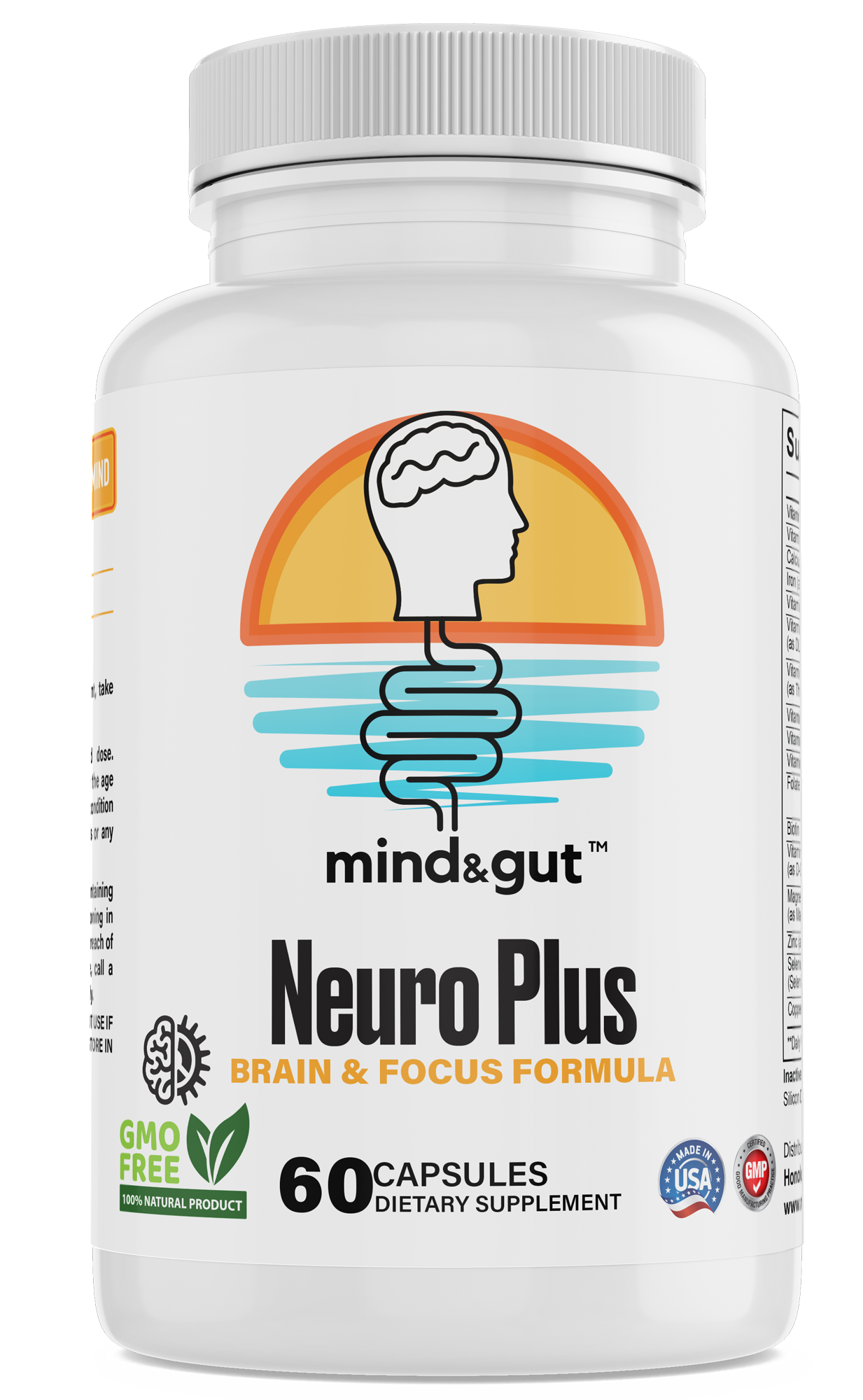 Neuro Plus Brain and Focus Formula Supplement.