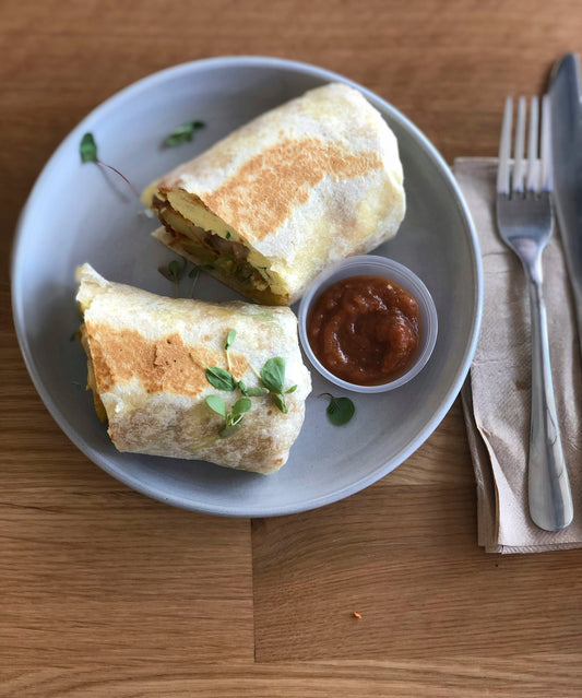 Sweet Potato Breakfast Burrito