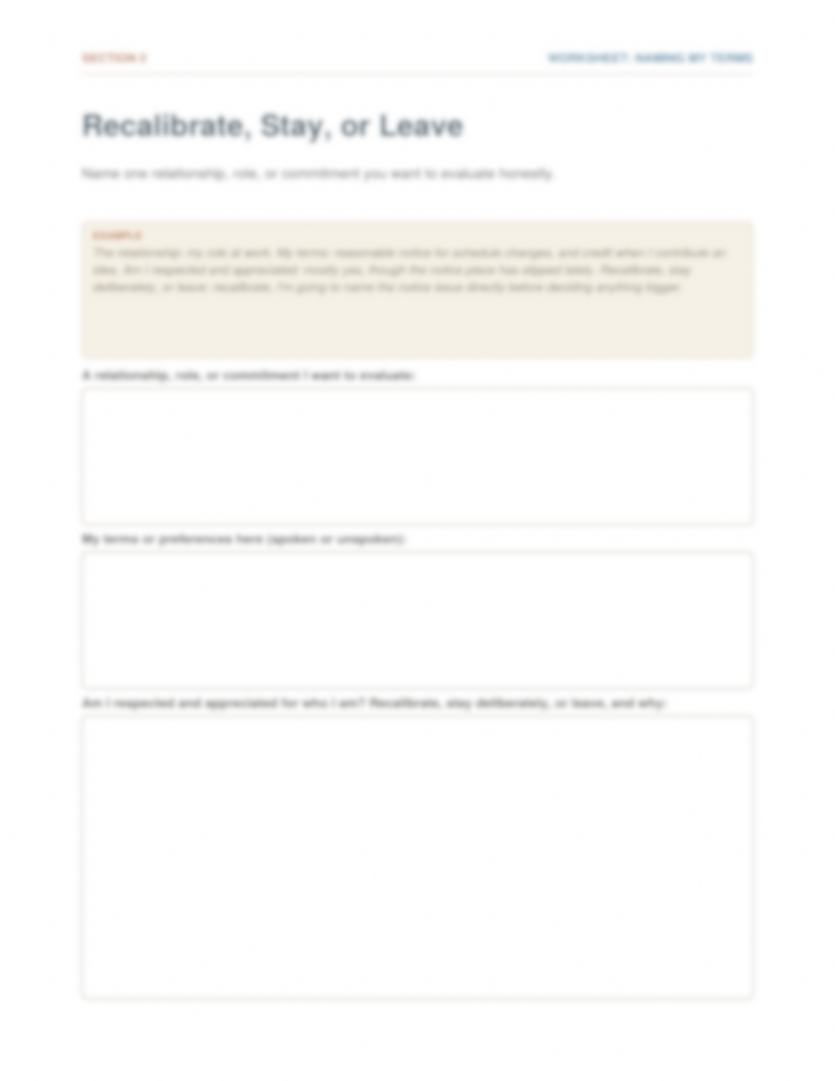 The Pendulum of Connection Workbook