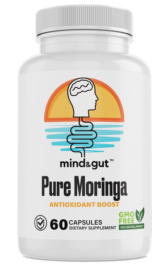 Moringa for cognitive health, antioxidant boost, and enhanced mental clarity.