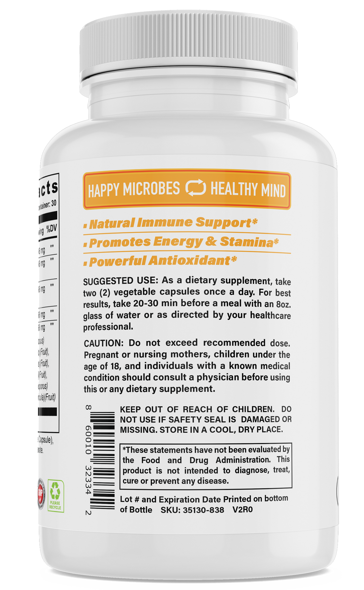 Mushroom 10x supports the immune system, promotes energy and stamina, and is a powerful antioxidant.