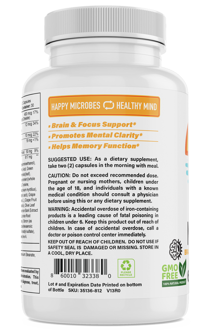 Brain and focus, mental clarity, helps memory function.